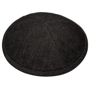 כיפה פשתן - שחור | יודאיקה הכל בקודש