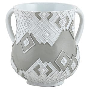 נטלה - נטלה פוליאסטר לבן אפור