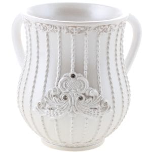 נטלה - נטלה פוליאסטר לבן פסי שיזור