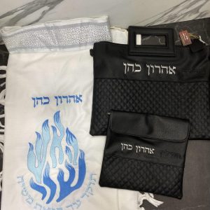 סט טלית האש שלי - טלית מהודרת רקמה | יודאיקה הכל בקודש