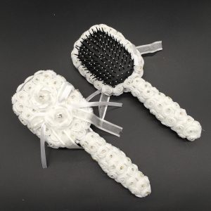 מסרק לכלה - מסרק תחרה עם עיטורים אבנים | יודאיקה הכל בקודש